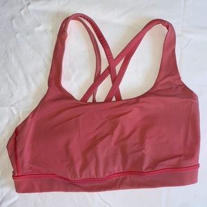 Pink Size 8 Lululemon Energy Bra